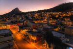 A picture of the Bo-Kaap at dusk.
