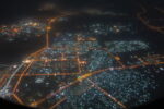 City of Cape Town from Above at Night