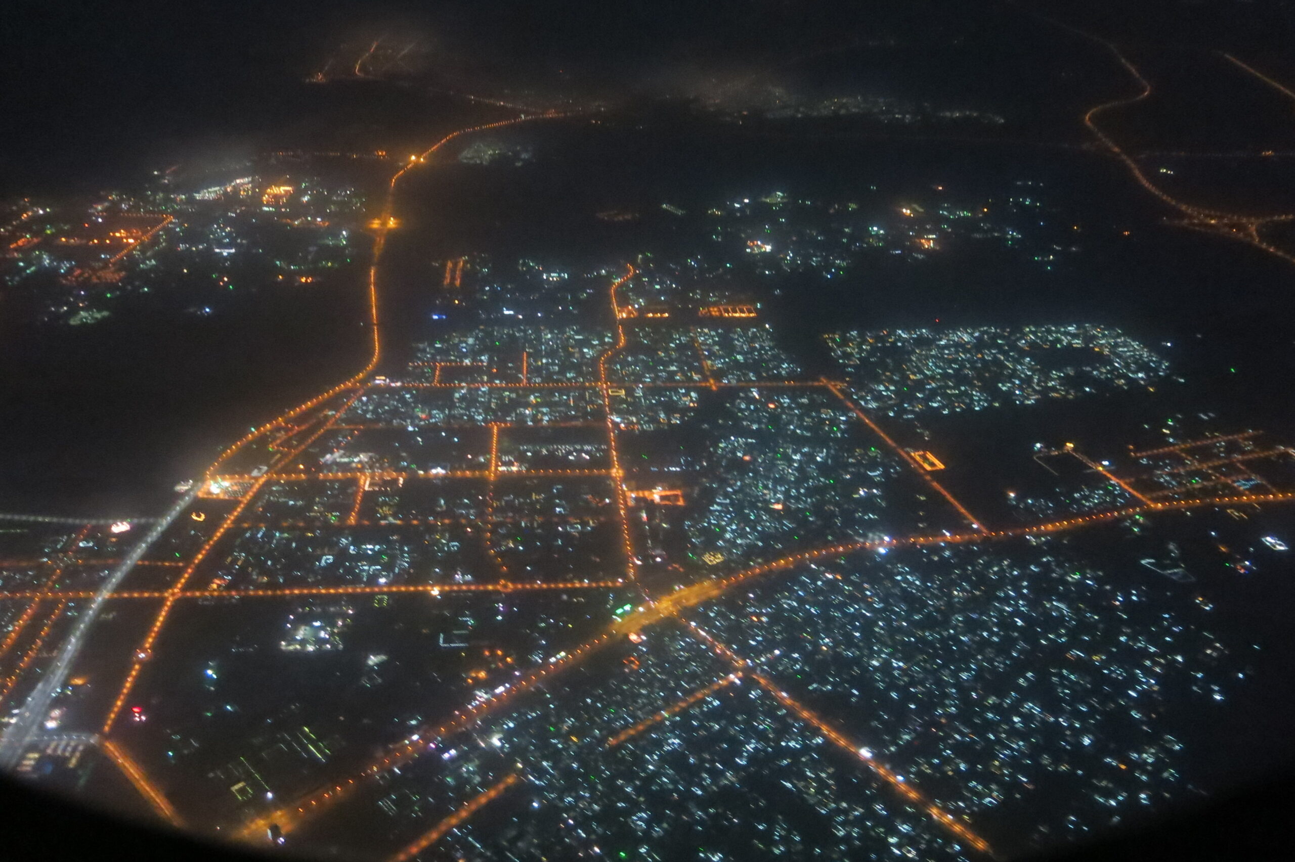 City of Cape Town from Above at Night