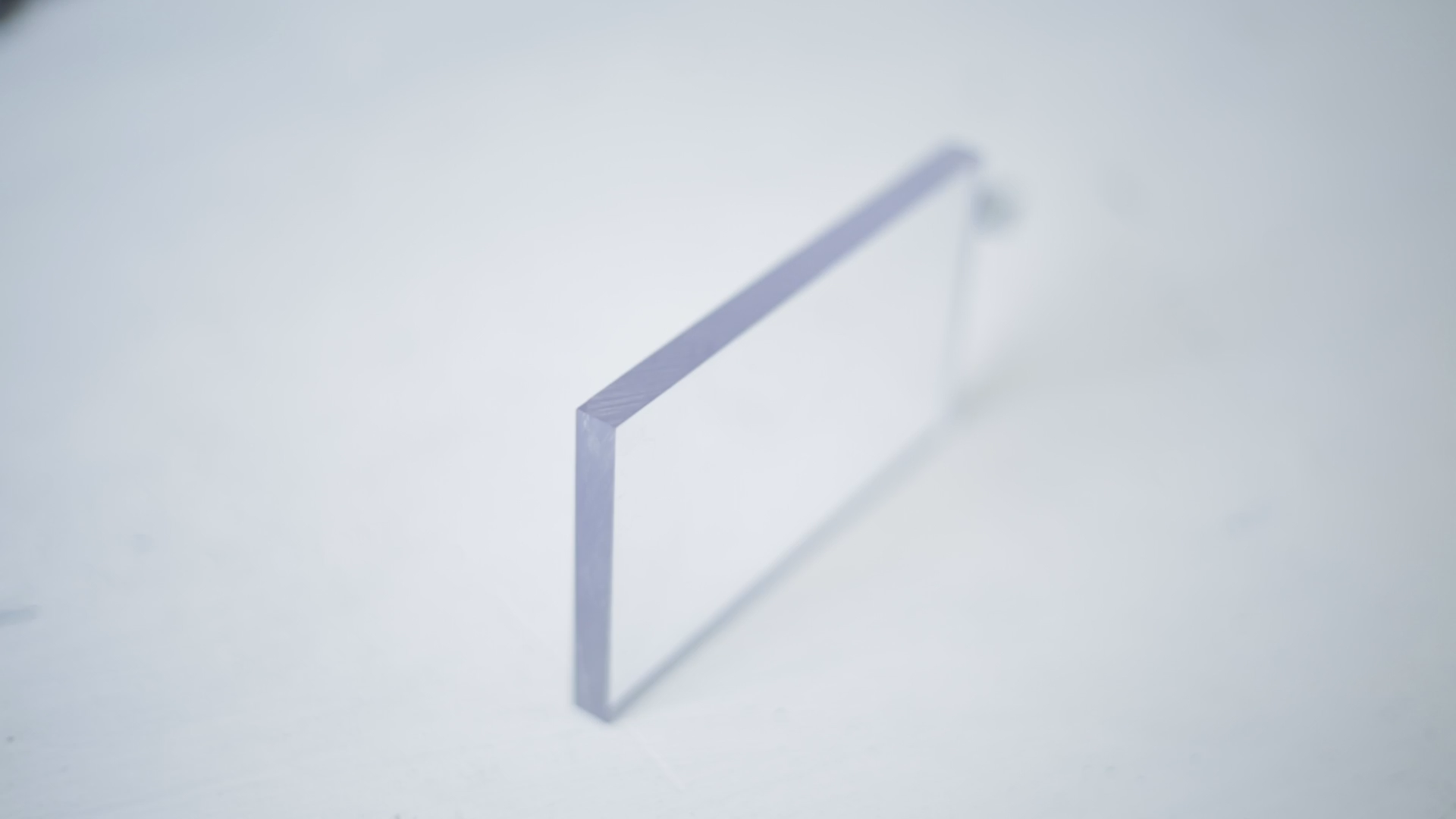 Thick Perspex on White