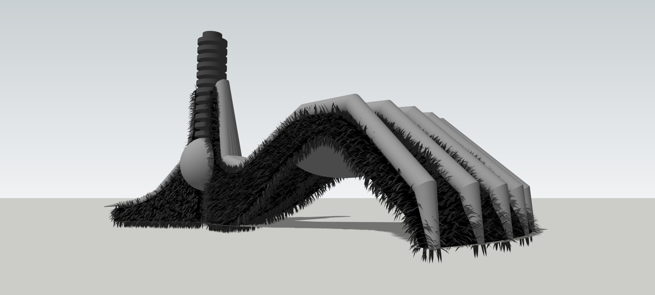 BIG HAIRY 3D FOOT